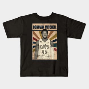 Cleveland Cavaliers Donovan Mitchell Kids T-Shirt